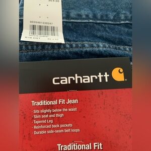 Carhartt 30x 30 jeans, new with tags